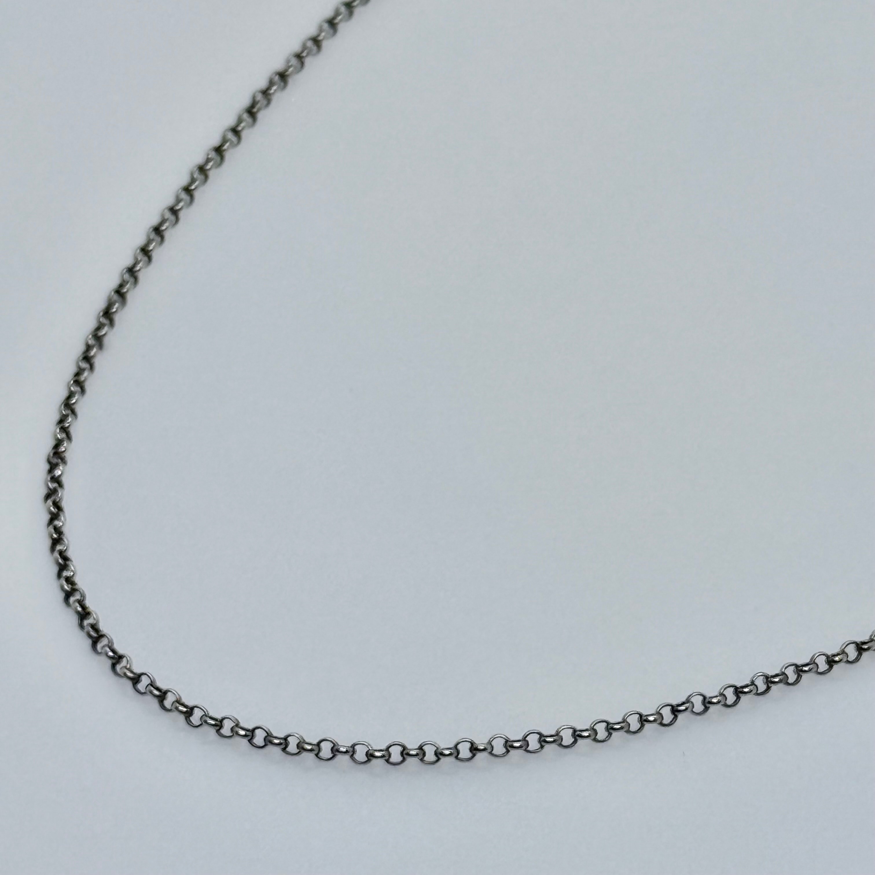 Chrome Hearts Roll Chain Necklace "Silver"