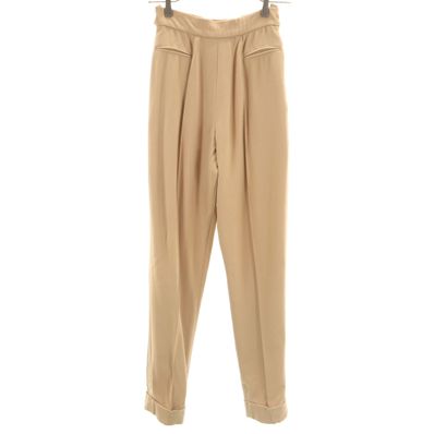 Christian Dior クリスチャンディオール フランス製 ウールブレンド テーパードパンツ USA8 ベージュ