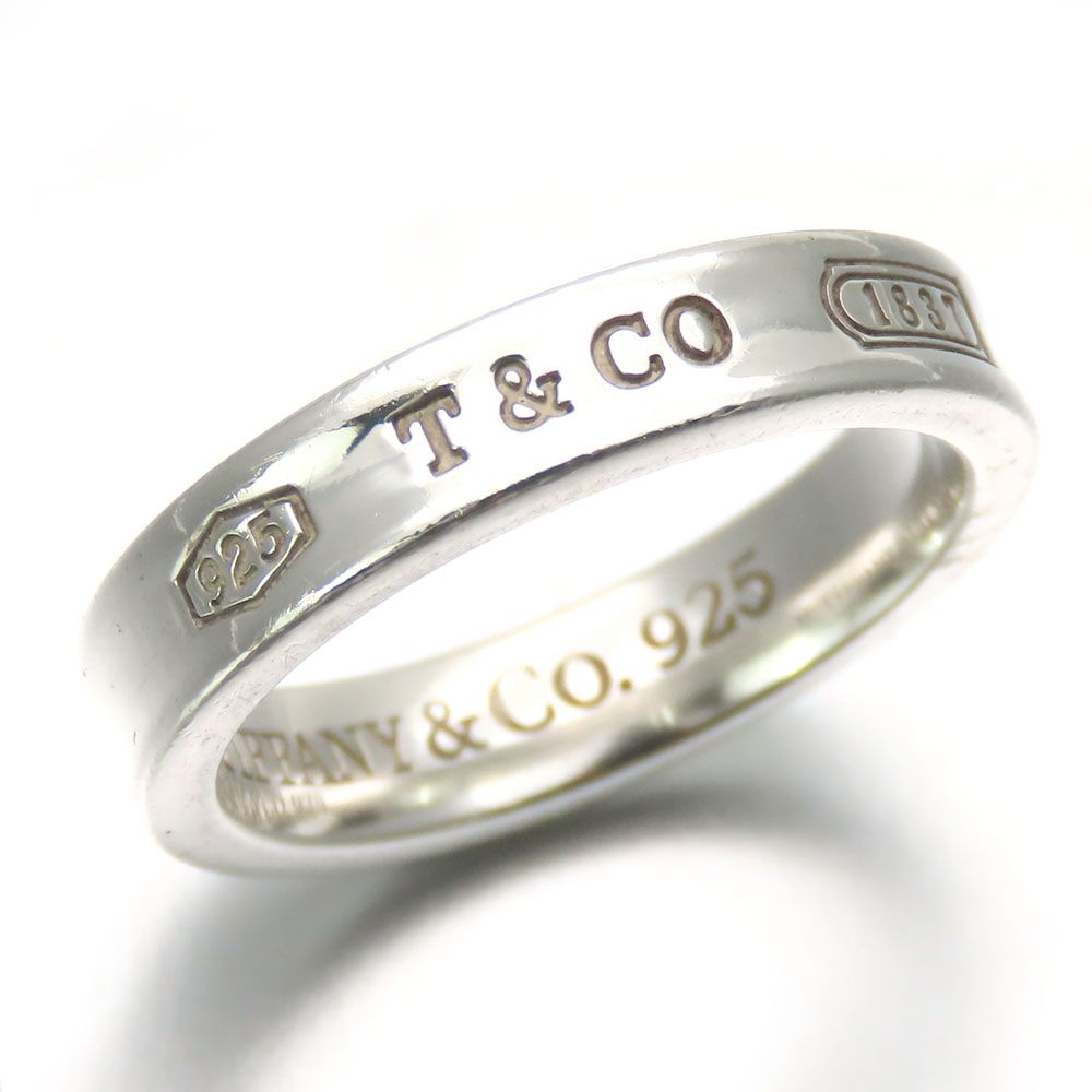 【中古】 ティファニー リング・指輪 1837 シルバー925 約3.9g シルバー シンプル アクセサリー レディース 女性 TIFFANY&Co.