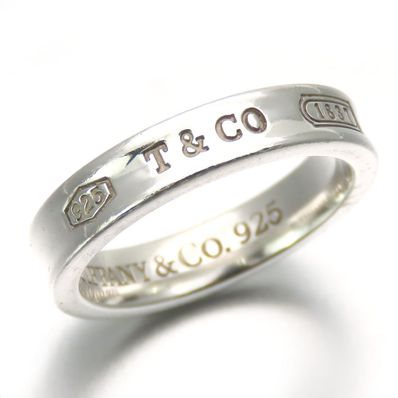 【中古】 ティファニー リング・指輪 1837 シルバー925 約3.9g シルバー シンプル アクセサリー レディース 女性 TIFFANY&Co.