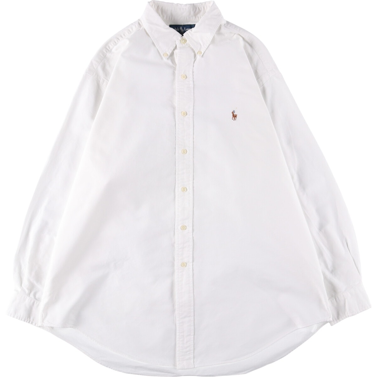 古着 ラルフローレン Ralph Lauren YARMOUTH 長袖 ボタンダウンシャツ メンズXL相当/eaa531289