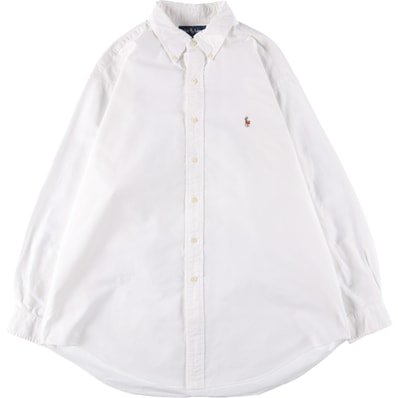 古着 ラルフローレン Ralph Lauren YARMOUTH 長袖 ボタンダウンシャツ メンズXL相当/eaa531289
