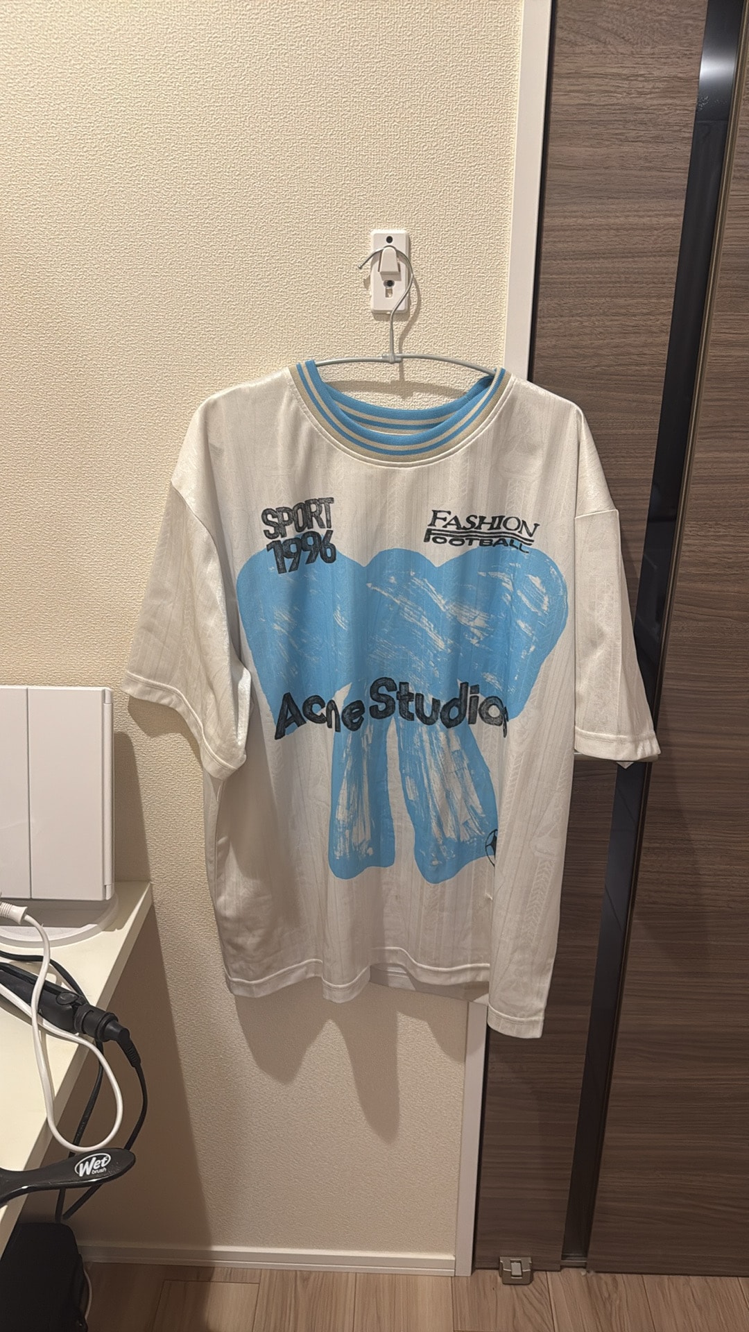 Acne Studious Sports jersey graphic T-shirt