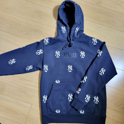 KITH For Major League Baseball New York Yankees Monogram HoodieNavy