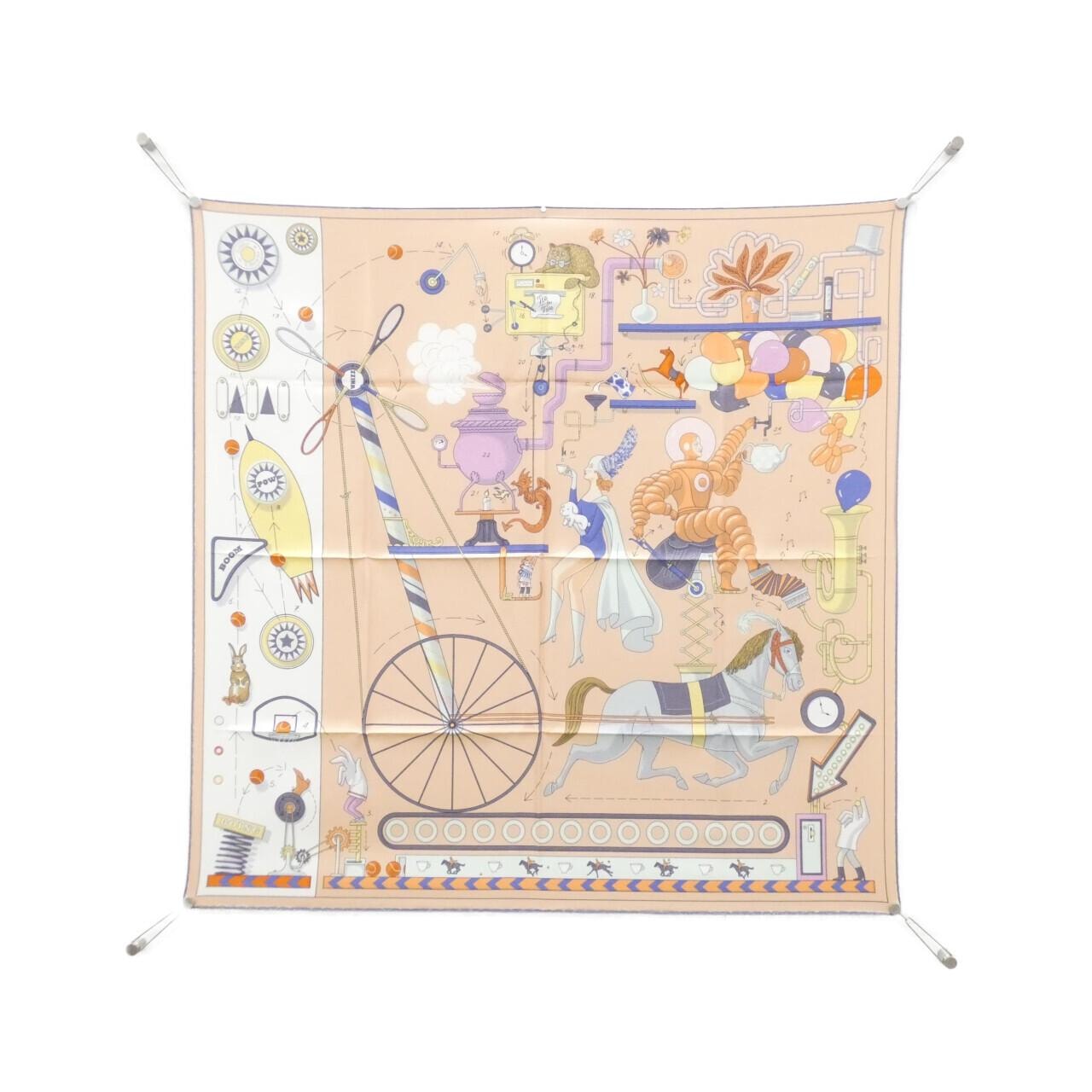 【未使用品】エルメス TEA FOR TWO カレ 003968S スカーフ