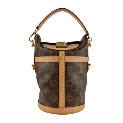 ルイ ヴィトン LOUIS VUITTON ショルダーバッグ ハンドバッグ モノグラム ダッフルバッグ モノグラムキャンバス ブラウン レディース M43587【中古】 z6312