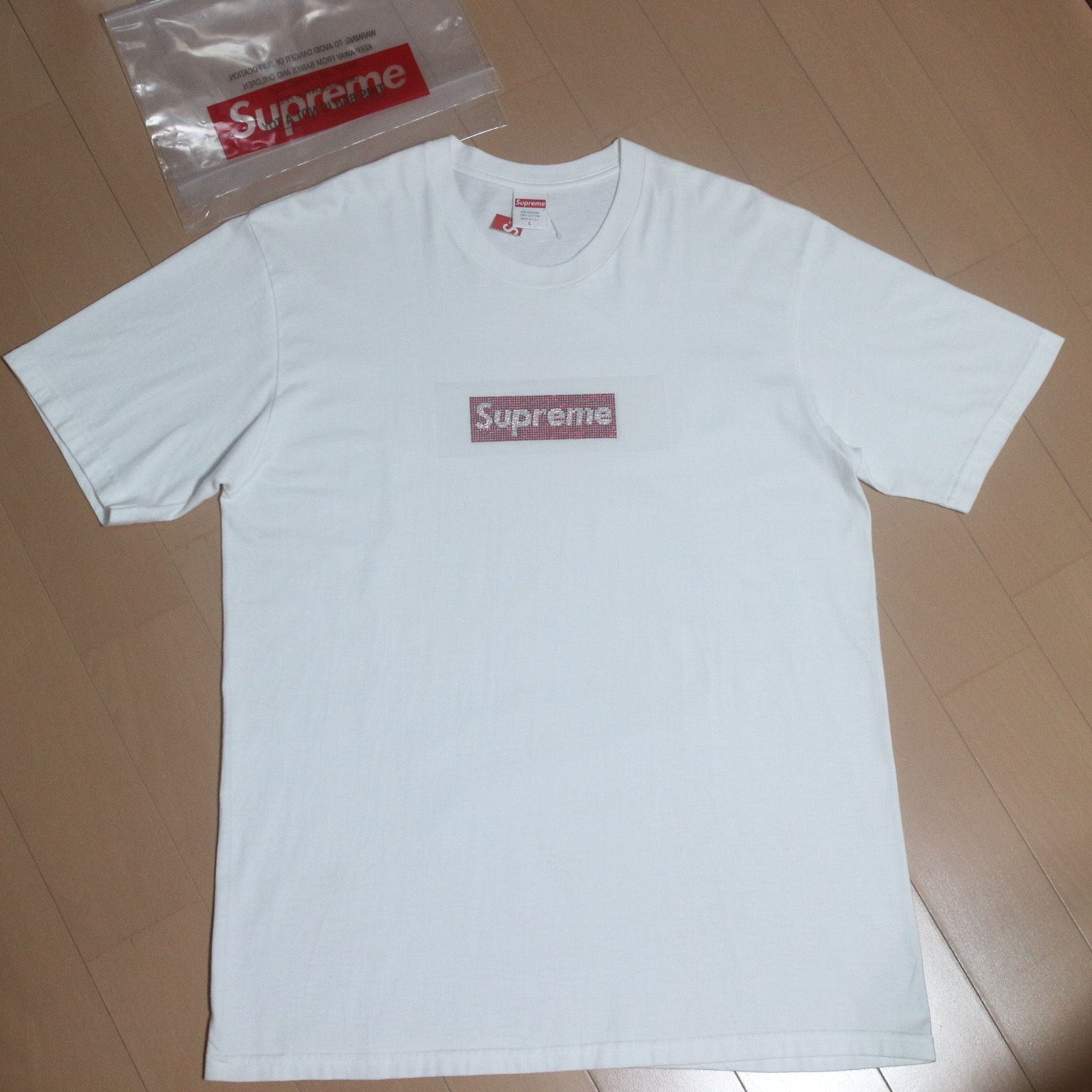 Supreme / Swarovski® Box Logo Tee 