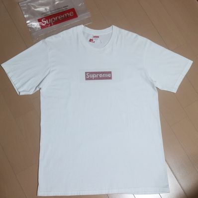 Supreme / Swarovski® Box Logo Tee "White"