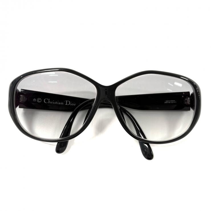 クリスチャンディオール CDロゴ サングラス ブラック グラデーション ゴールド金具 2497A90 62□11 Christian Dior 正規品【鑑定済み】