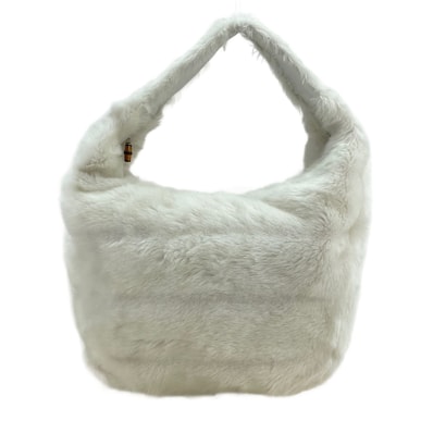 グッチ GUCCI ファー ショルダーバッグ【中古】