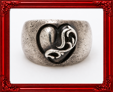 Chrome Hearts HEART IN BAND "Silver"
