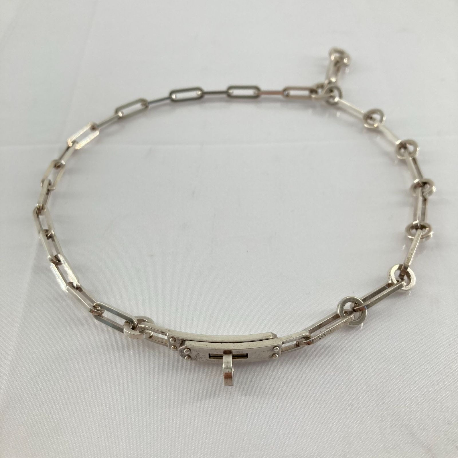 HERMES(エルメス) ケリー シェーヌ シンプルトゥール Ag925 #16 ブレスレット チョーカー シルバー