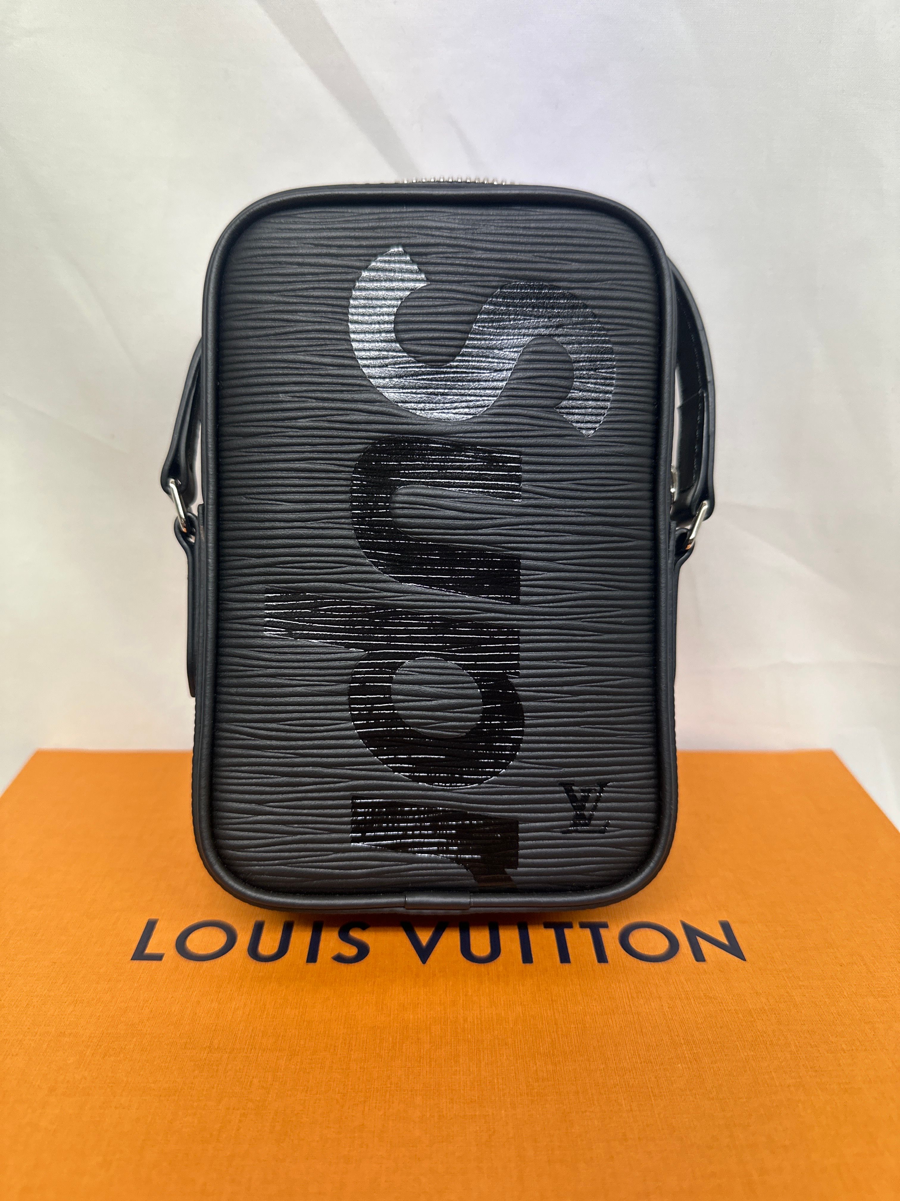 Supreme / Louis Vuitton Epi Danube PM "Black"