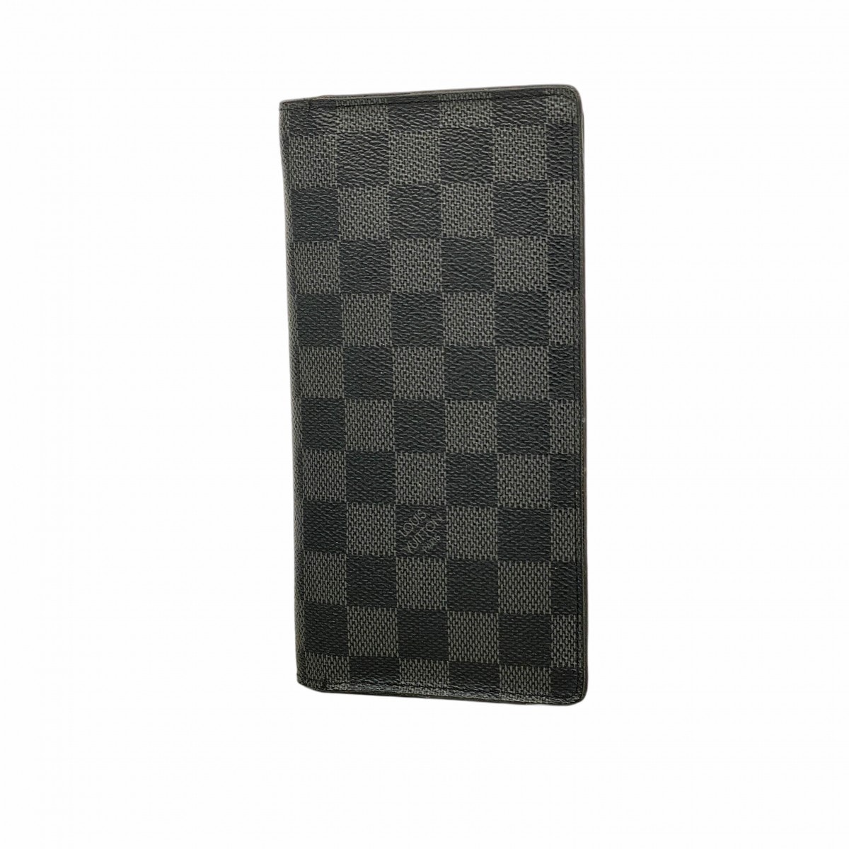 ★最終価格【6fc4132】ルイヴィトン 長財布 ダミエ・グラフィット ポルトフォイユブラザ N62665 ブラック【中古】メンズ