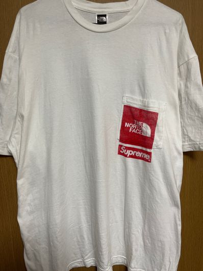 Supreme x The North Face Printed Pocket Tee "White"
