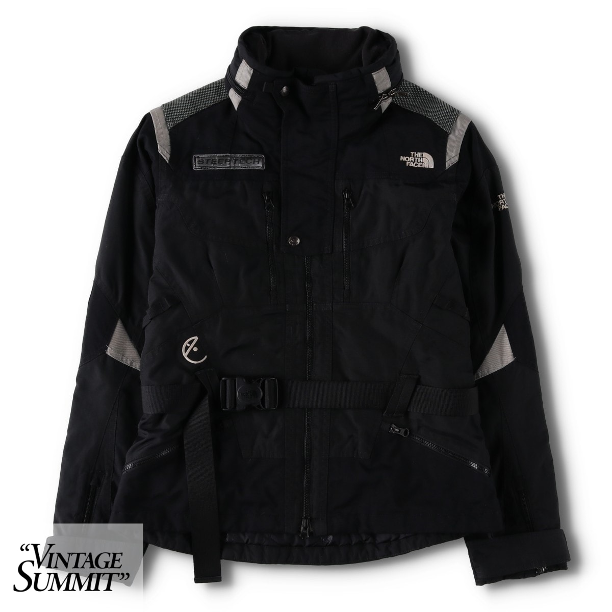 古着 ザノースフェイス THE NORTH FACE STEEP TECH 中綿マウンテンジャケット シェルジャケット パファージャケット レディースM相当/evb033666
