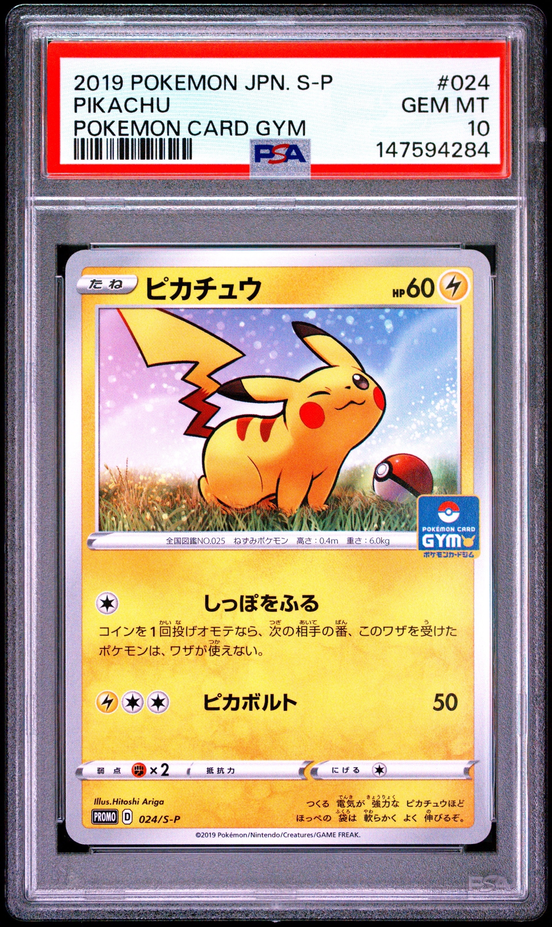 ピカチュウ: プロモ P [S-P 024](ポケモンカードゲーム ソード&シールド 「プロモカードパック 第1弾」)