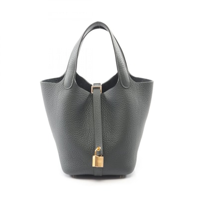 エルメス HERMES ピコタンロックPM ハンドバッグ バッグ レザー トリヨンクレマンス ヴェールアングレ K刻印(2025年製造) レディース グリーン系 【中古】