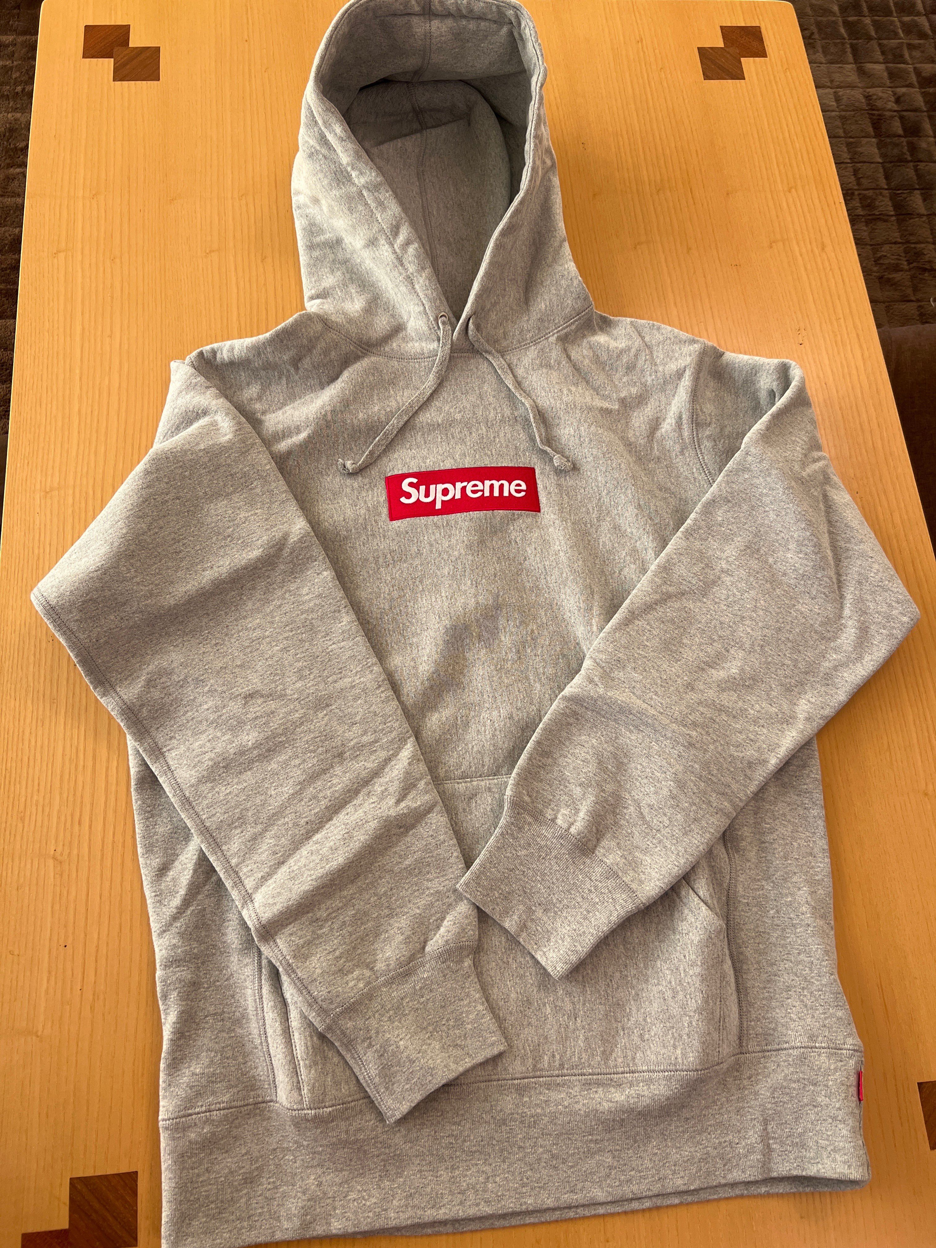 Supreme Box Logo Hooded Sweatshirt "Heather Grey" (16FW)
