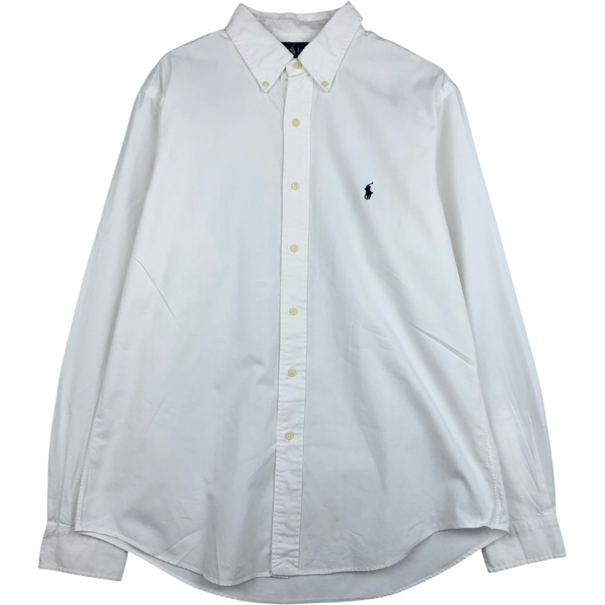 古着 ラルフローレン Ralph Lauren CUSTOM FIT 長袖 ボタンダウンシャツ メンズL相当/eaa628581