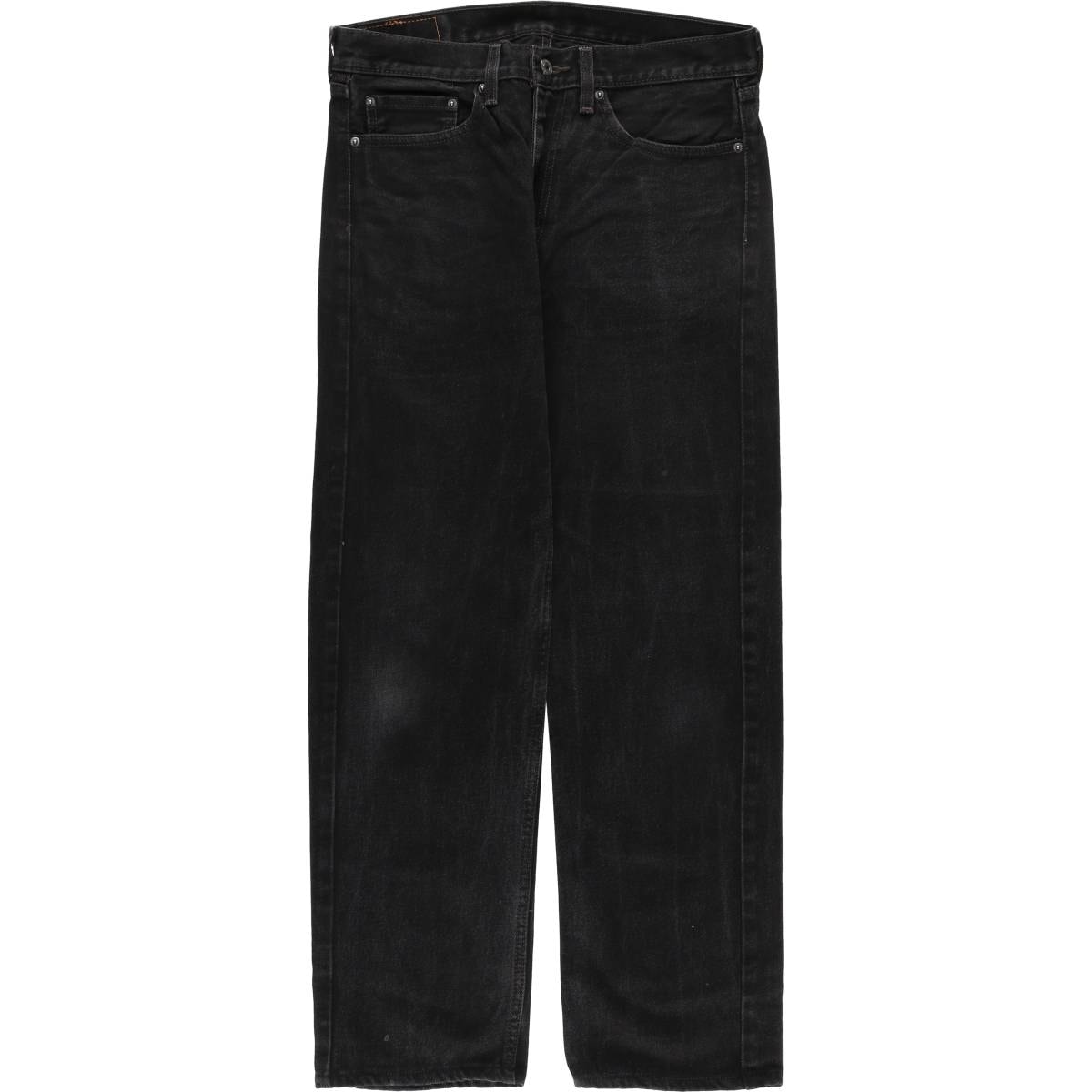 古着 リーバイス Levi's 505 ブラックデニム テーパードデニムパンツ メンズw34相当/eaa482428
