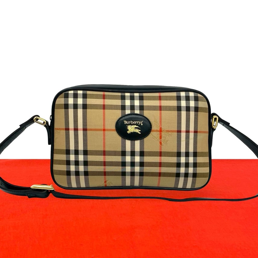 B (目立った傷や汚れなし)】BURBERRY バーバリー ノバチェック 柄 B (目立った傷や汚れなし)】BURBERRY バーバリー ノバチェック 柄