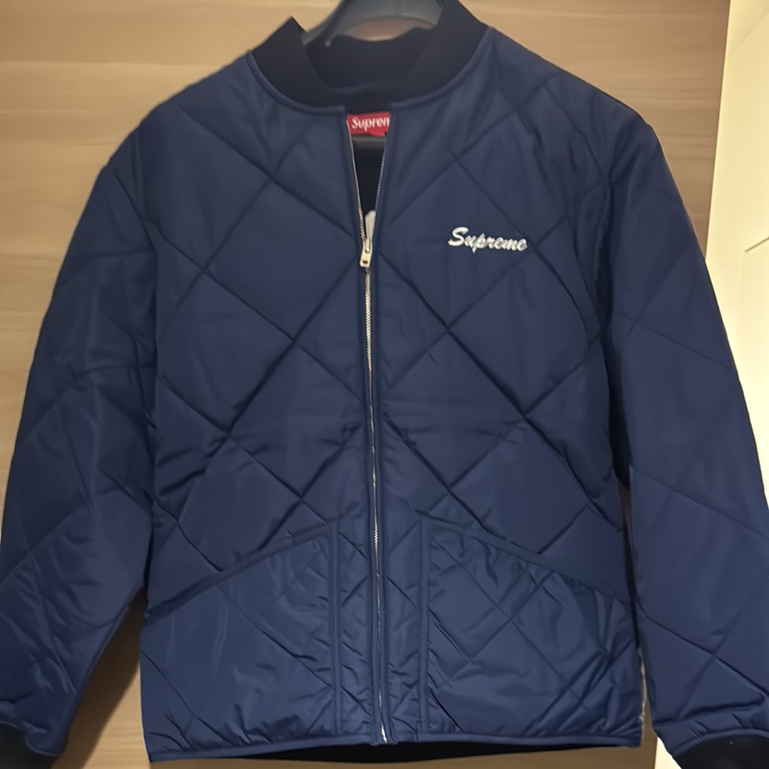 ジャケット・アウター Supreme quit your job jacket Supreme Quit Your Job Quilted Work Jacket Black Men's - FW21 - US