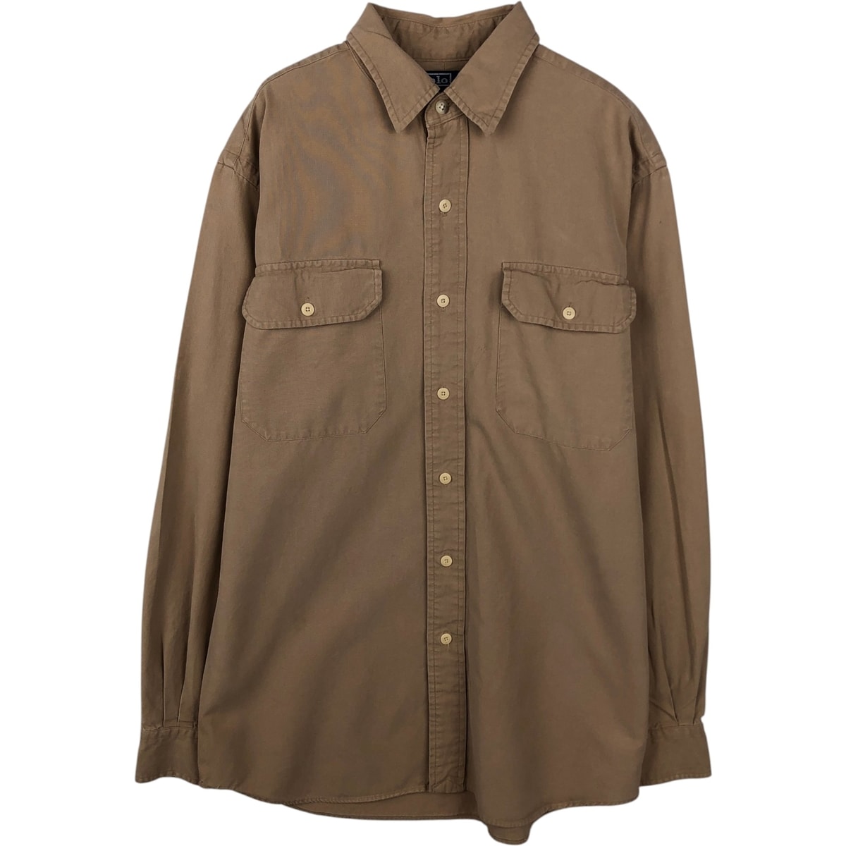 古着 ラルフローレン Ralph Lauren POLO by Ralph Lauren 長袖 コットンシャツ メンズS相当/eaa641798