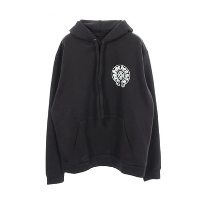 Chrome Hearts Osaka Exclusive Horseshoe Print Pullover Hoodie "Black"