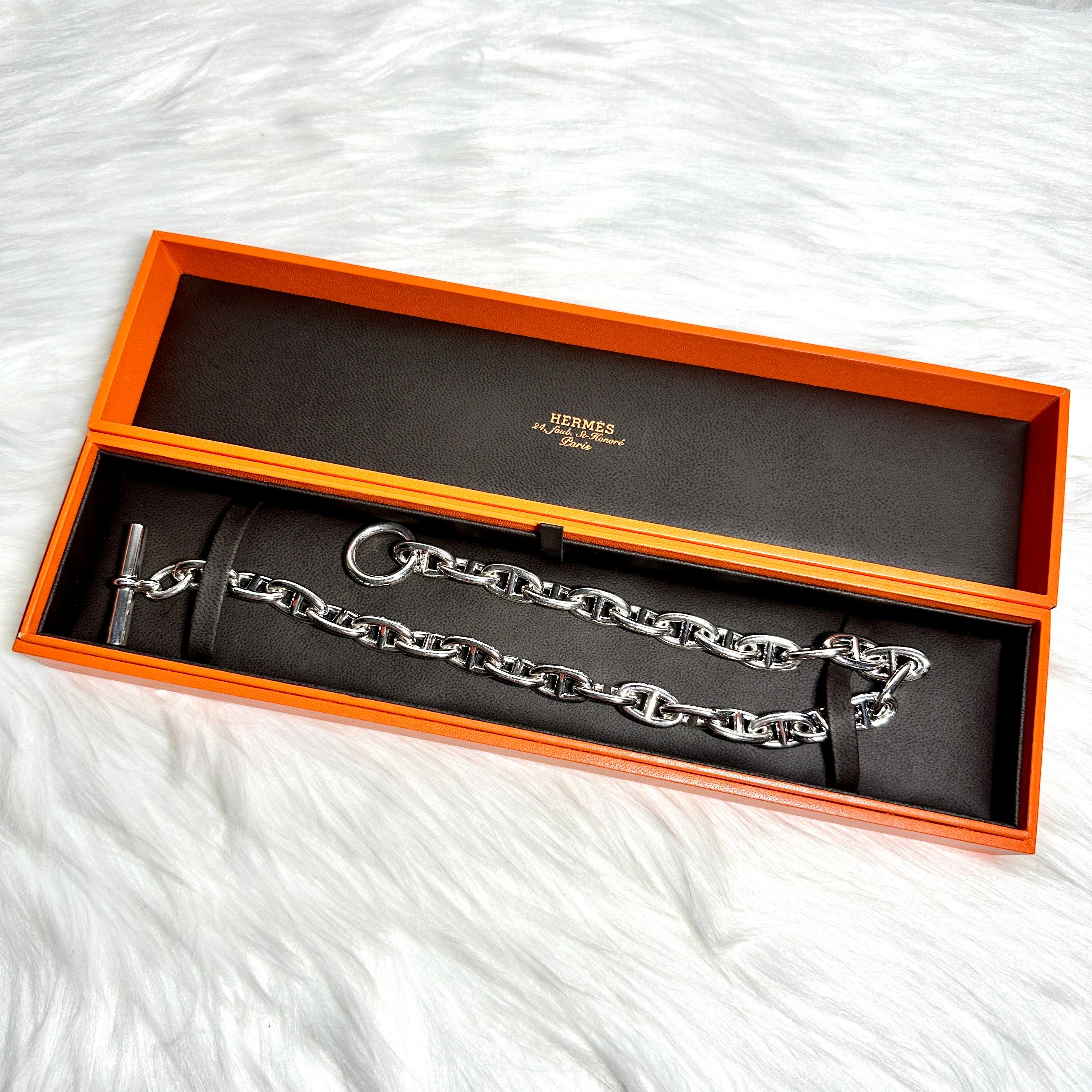 Hermes Chaine D'ancre GM Necklace Large Model "Silver"