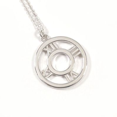 ティファニー ネックレス アトラス オープン メダリオン シルバー