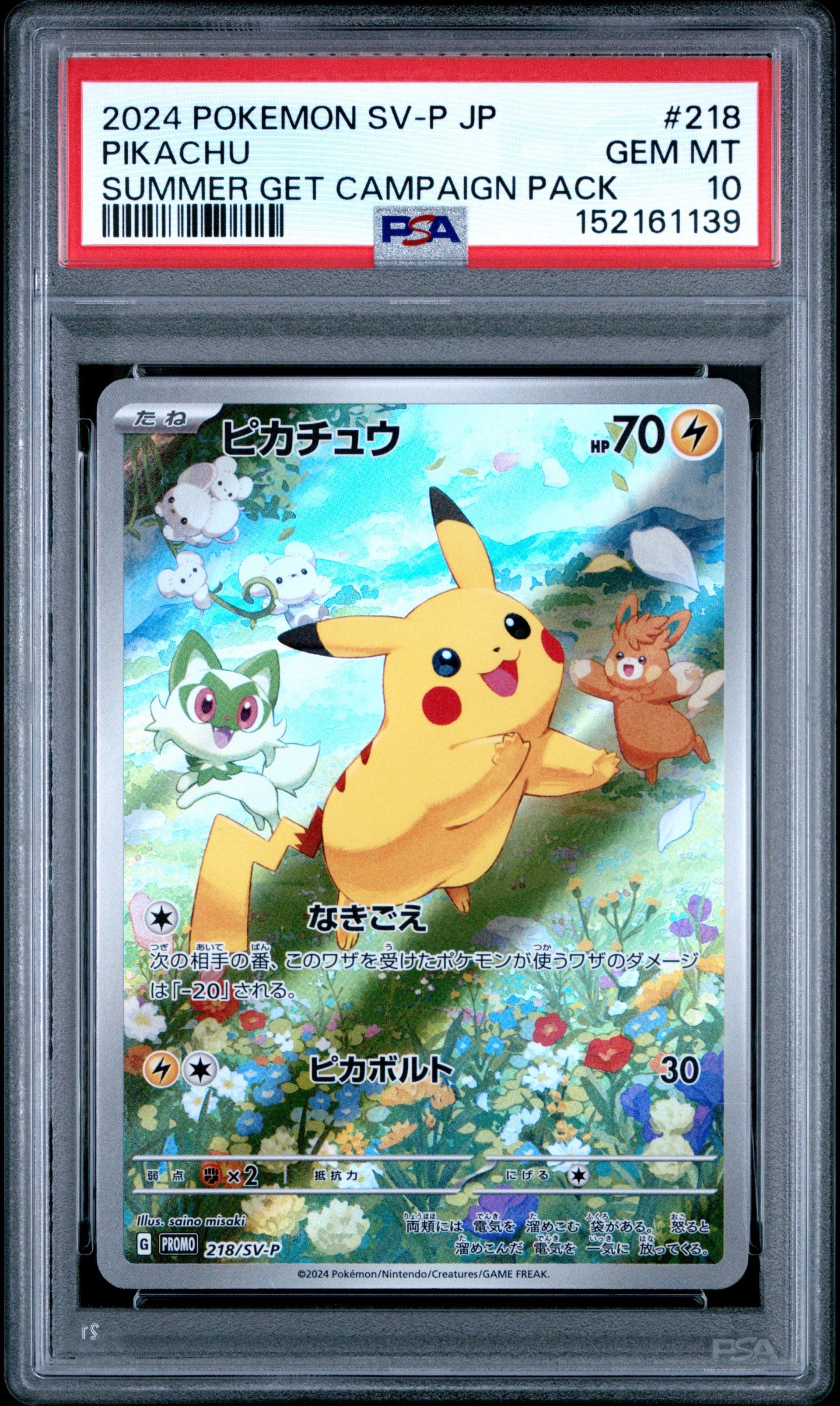 ピカチュウ : プロモ [SVP EN 085](「ゴッホ展」 プロモーションカード