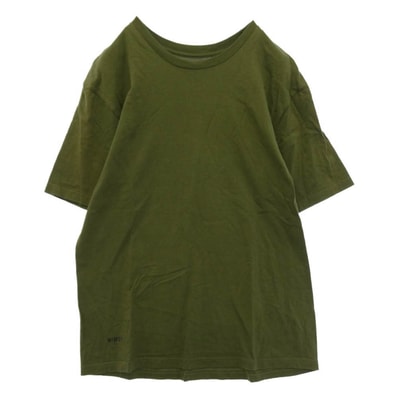 WTAPS ダブルタップス 3-pack SKIVVIES TEE 3-pack スキビーズ 3枚 パック 半袖 Tシャツ カーキ系 S【中古】