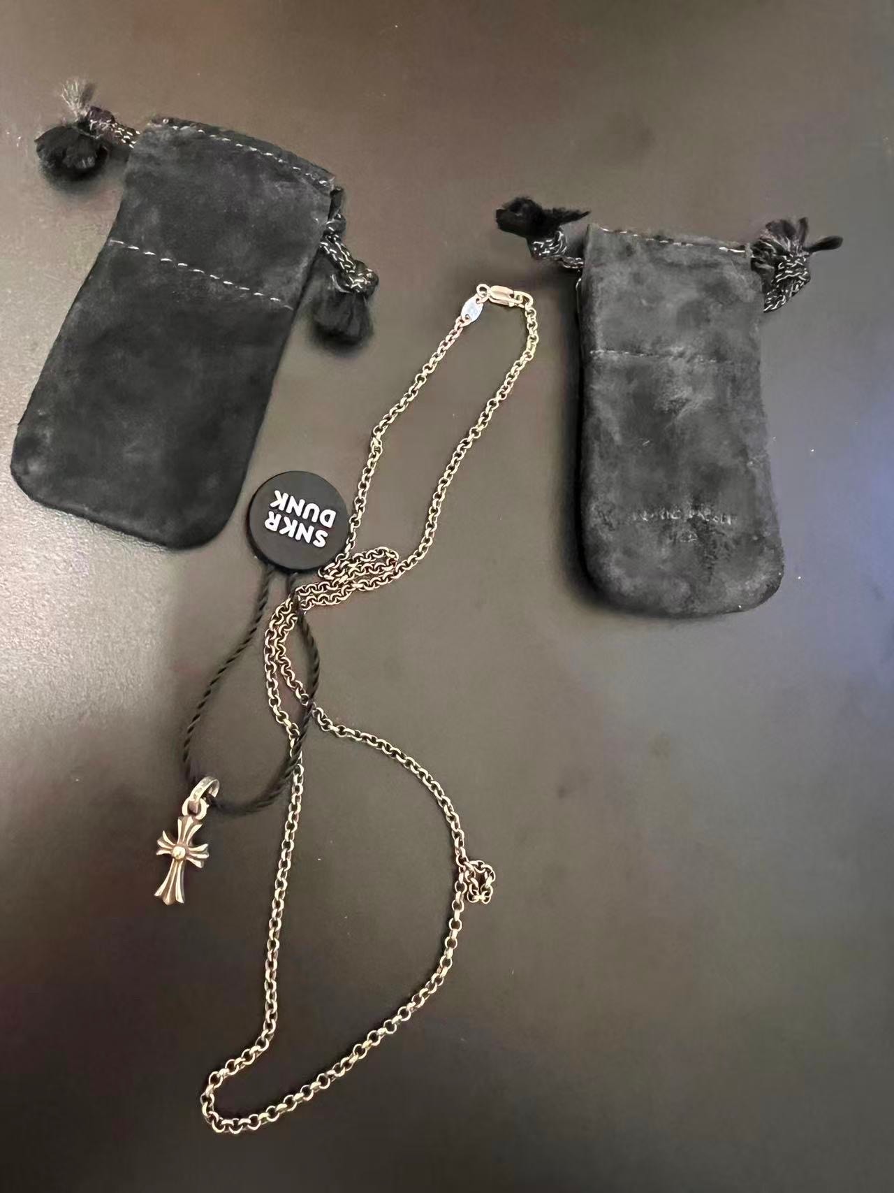 Chrome Hearts Baby Fat Roll Chain Set "Silver"