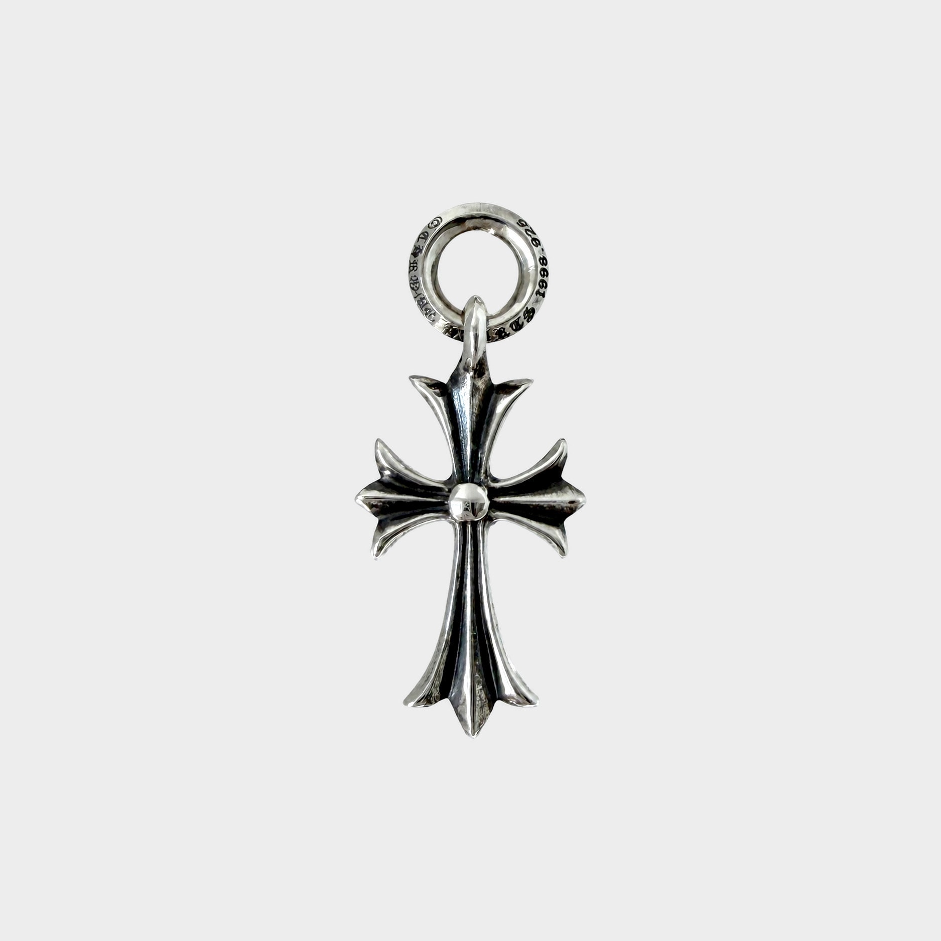 Chrome Hearts Tiny CH Cross Charm "Silver"