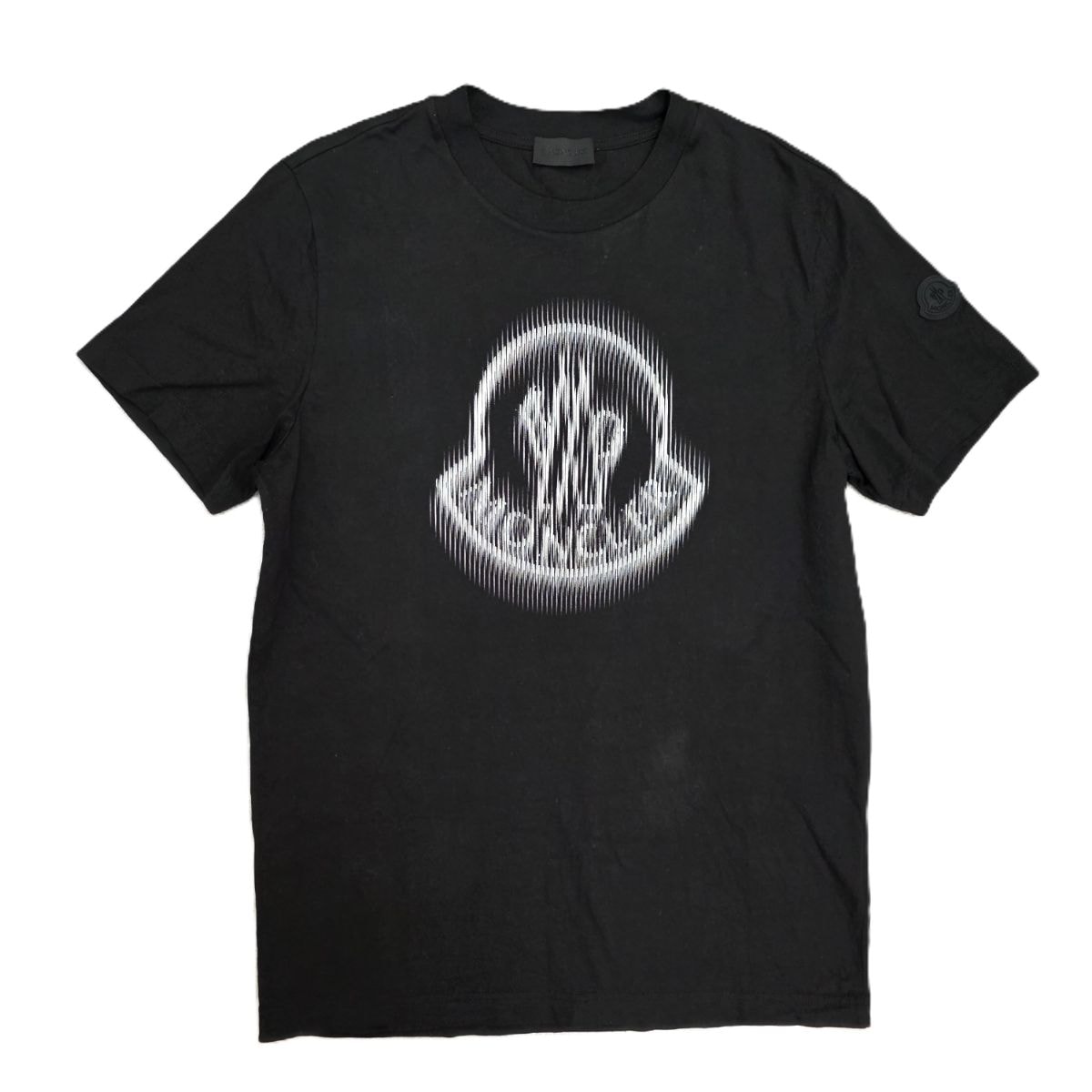 MONCLER モンクレール フロントロゴ  ラバーワッペン 25SS 半袖Tシャツ K10918C00004 コットン  メンズ【中古】