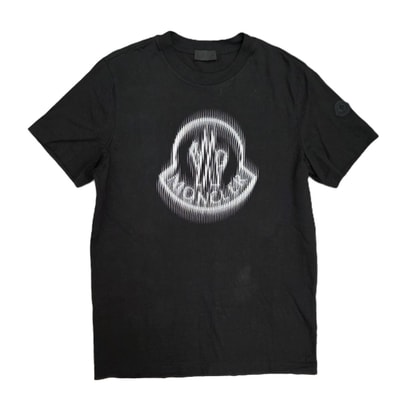 MONCLER モンクレール フロントロゴ ラバーワッペン 25SS 半袖Tシャツ K10918C00004 コットン メンズ【中古】