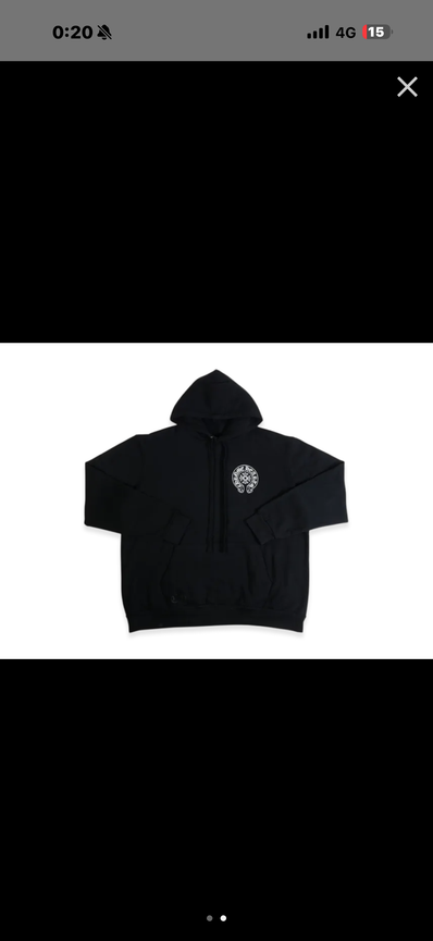 Chrome Hearts Tokyo Exclusive Horseshoe Print Pullover Hoodie "Black"