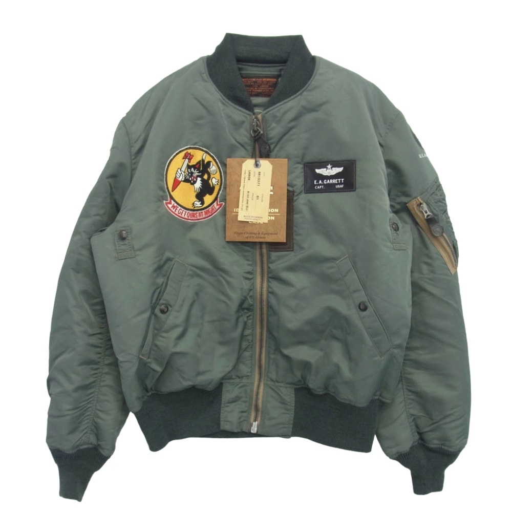Buzz Rickson's  BR15571 TYPE MA-1 ALBERT TURNER & CO.,INC. 319th FTR.INTCP.SQ. アルバート・ターナー社 初期型MA-1 カスタムモデル ミリタリーブルゾン【新古品】【未使用】【中古】