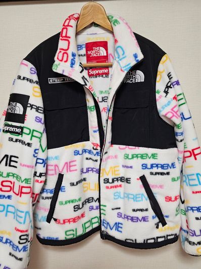 Supreme x The North Face Steep Tech Fleece Jacket "White"