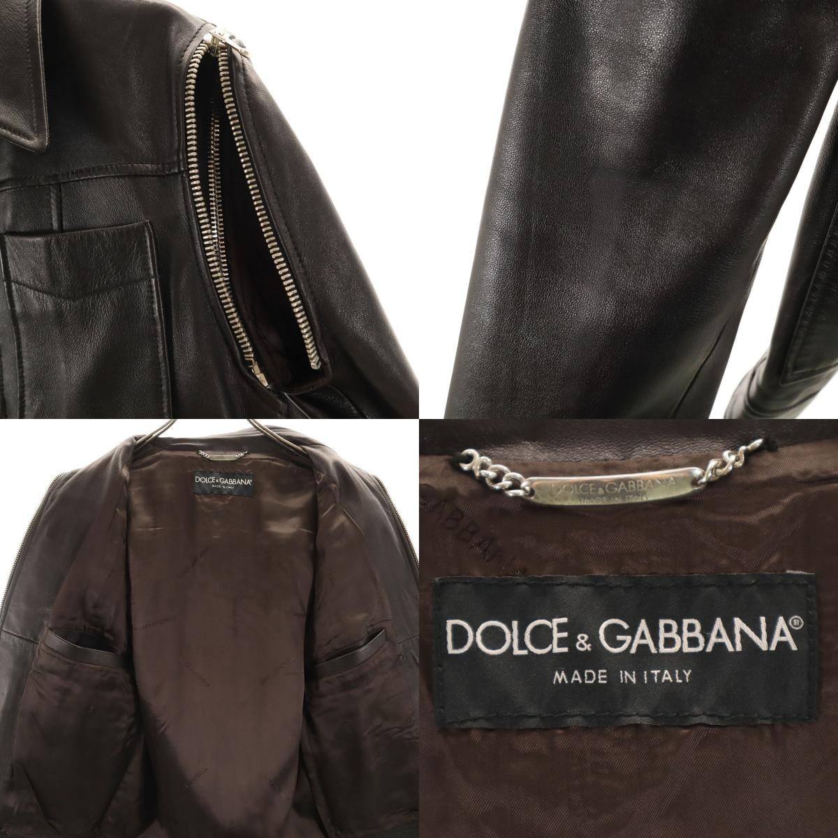 C (やや傷や汚れあり)】DOLCE&GABBANA ドルチェアンドガッバーナ