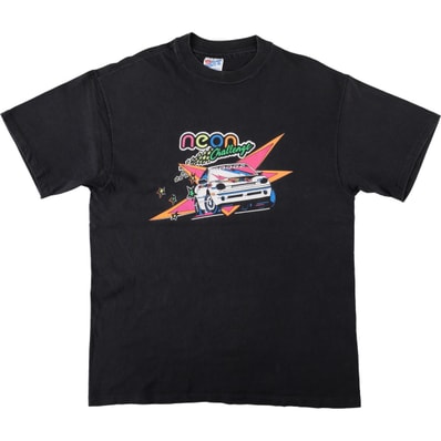 古着 90年代 ヘインズ Hanes BEEFY-T プリントTシャツ USA製 メンズL相当/eaa663971