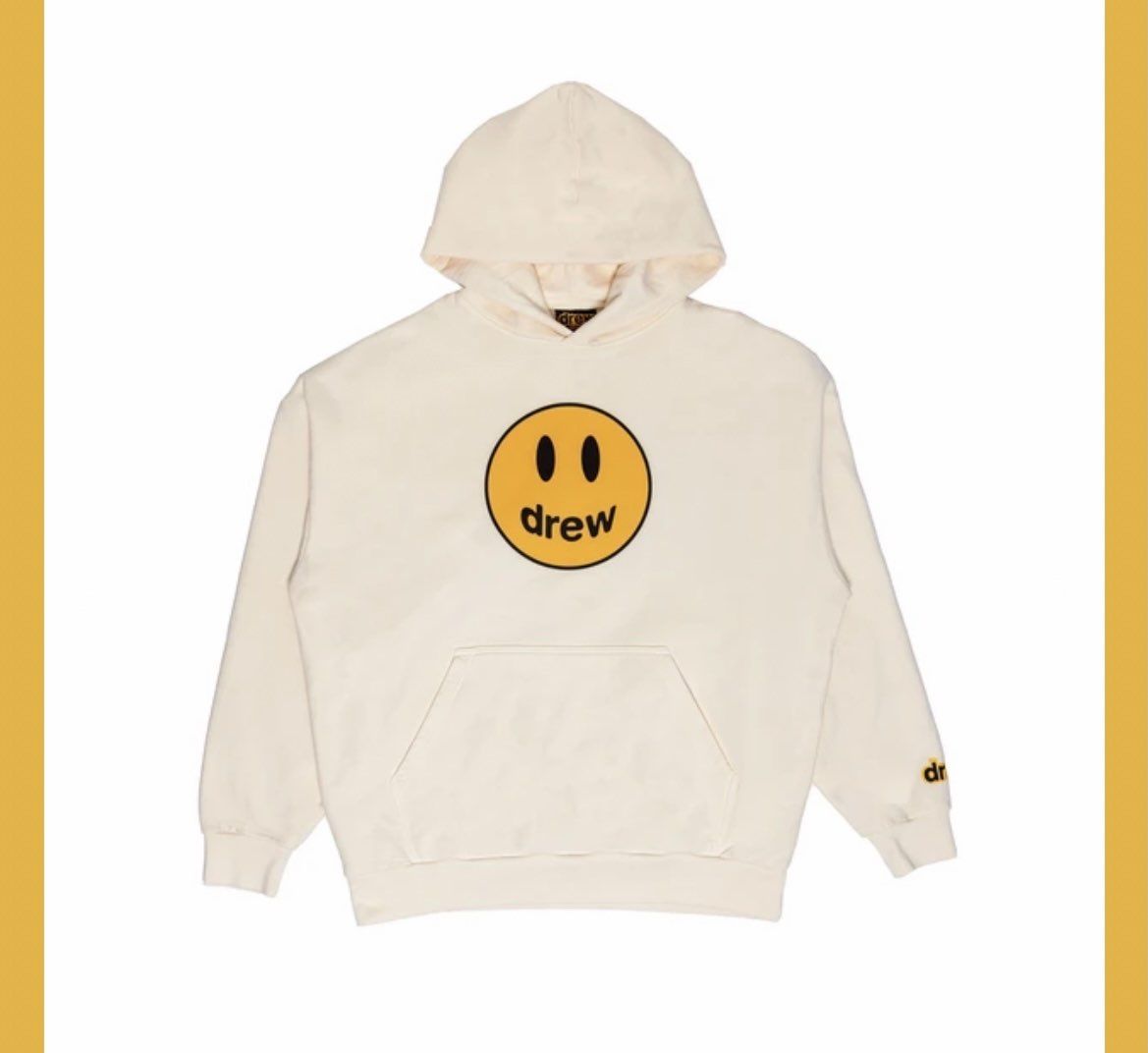 drew house mascot deconstructed hoodie "Off White"