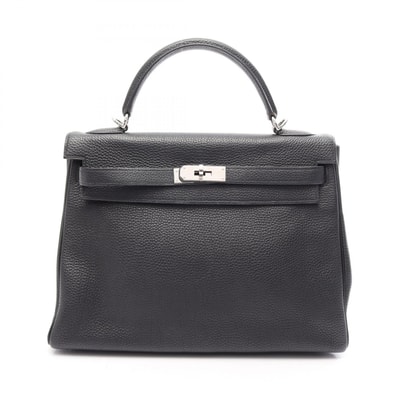 エルメス HERMES ケリー32 2WAY ハンドバッグ バッグ レザー トゴ トゴ □J刻印(2006年製造) レディース ブラック系 【中古】