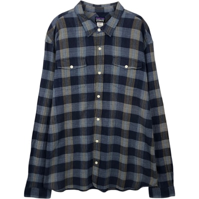 古着 パタゴニア Patagonia ORGANIC COTTON オーガニックコットン 53832SP14 長袖 コットンチェックシャツ メンズXL相当/eaa643341