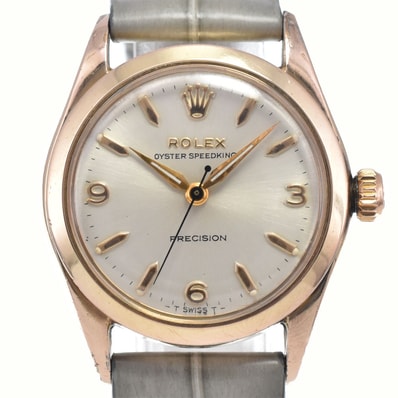 ロレックス ROLEX 6418 ヴィンテージ オイスター スピードキング Cal.1210 シルバー 手巻き ボーイズ 美品 腕時計 L#148267