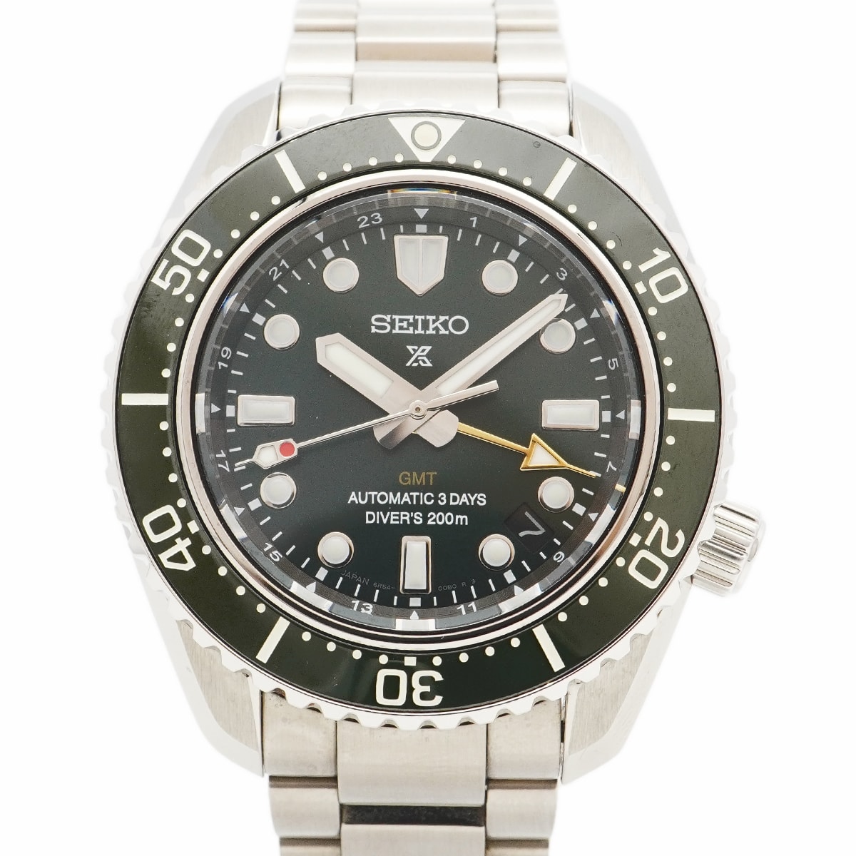 【6wcb0123】セイコー プロスペックス SBEJ009/6R54-00D0 グリーン文字盤【中古】腕時計 メンズ