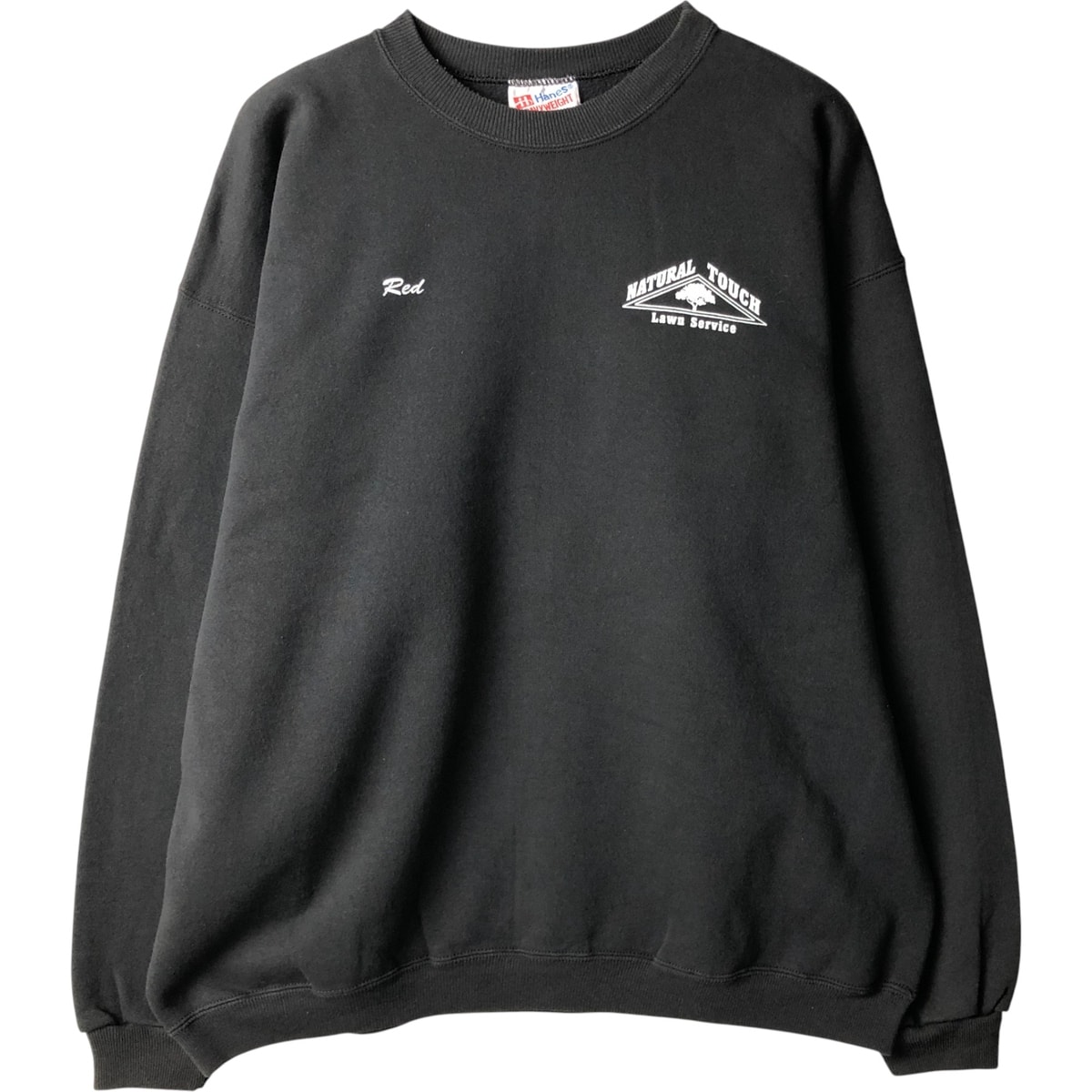 古着 90年代 ヘインズ Hanes HEAVYWEIGHT プリントスウェットシャツ トレーナー USA製 メンズXL相当 ヴィンテージ/eaa449869