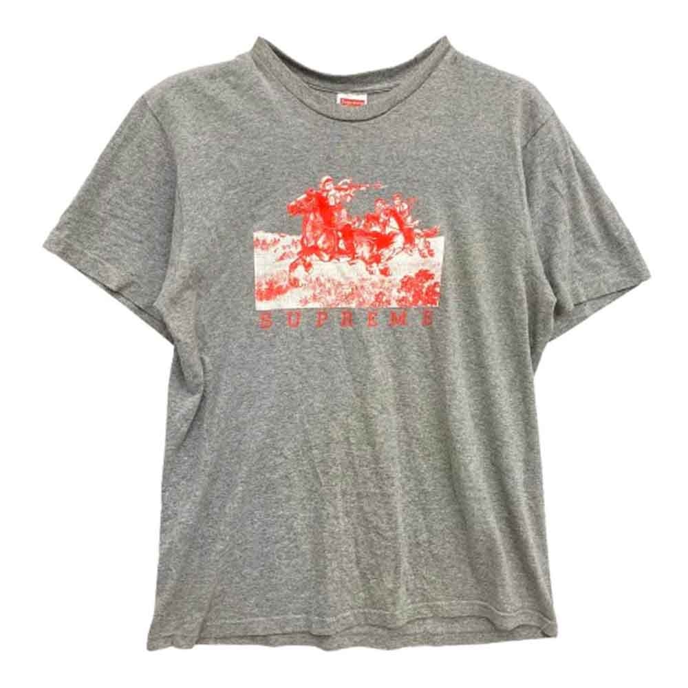 Supreme シュプリーム Ｔシャツ 19SS Riders Tee ライダー 半袖 Tシャツ グレー系 S【中古】