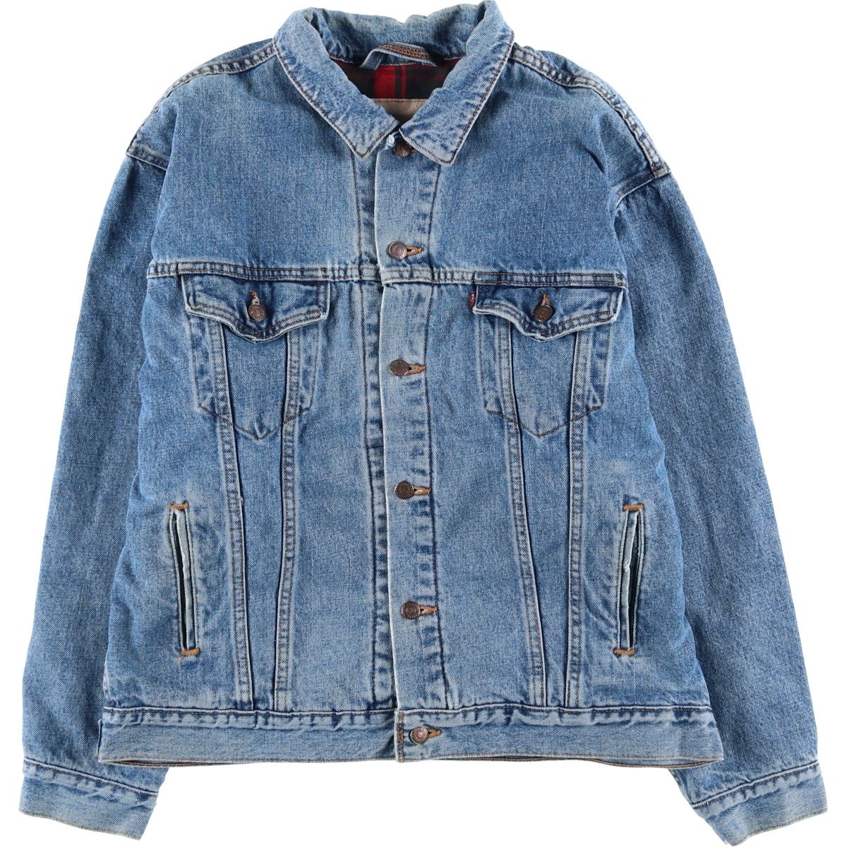 古着 90年代 リーバイス Levi's デニムジャケット Gジャン USA製 メンズXL相当 ヴィンテージ/eaa600042